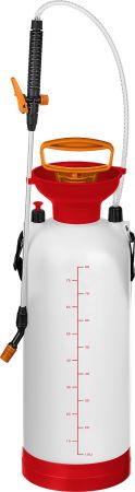 Опрыскиватель садовый GRINDA Aqua Spray, широкая горловина, устойчивое дно, алюминиевый удлинитель, 8л 