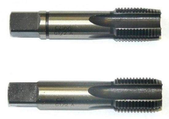 Метчик трубная резьба HSS G3/8' (комплект из 2-х шт.) BUCOVICE