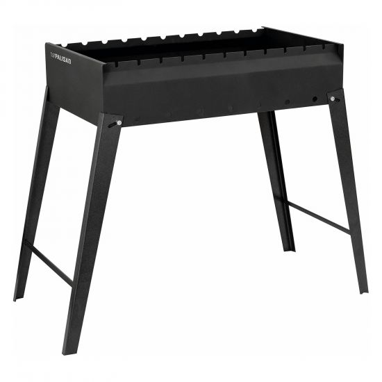 Мангал сварной, 605 х 375 х 138/640 мм, сталь 2 мм, Camping Palisad