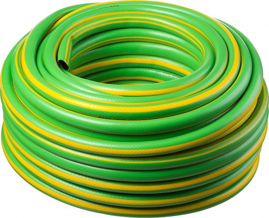 Шланг RACO CLASSIC поливочный, 15атм., армированный, 3-х слойный, 1"х25м Шланг RACO CLASSIC поливочный, 15атм., армированный, 3-х слойный, 1"х25м