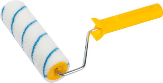 Валик STAYER MASTER NYLON ПОЛИАМИД малярный в сборе, ворс 6мм, бюгель 6мм, 40х180мм 