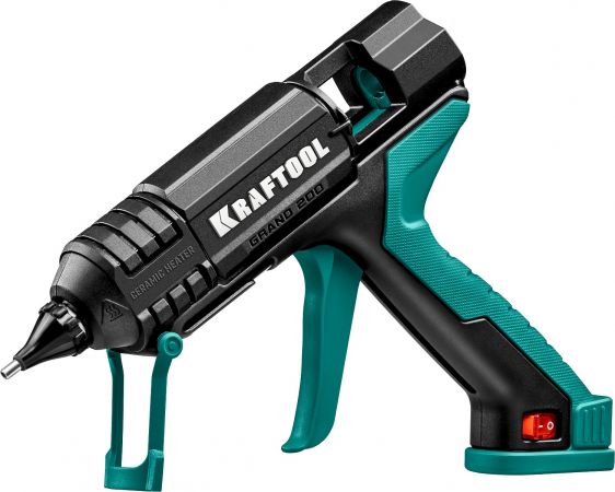 KRAFTOOL Grand 200 пистолет термоклеевой электрический, d 11-12 мм 25 г/мин KRAFTOOL Grand 200 пистолет термоклеевой электрический, d 11-12 мм 25 г/мин
