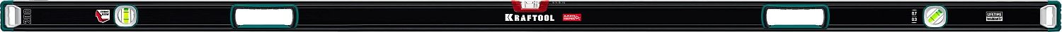 Kraftool A-RATE CONTROL 2000 мм, сверхпрочный уровень с зеркальным глазком
