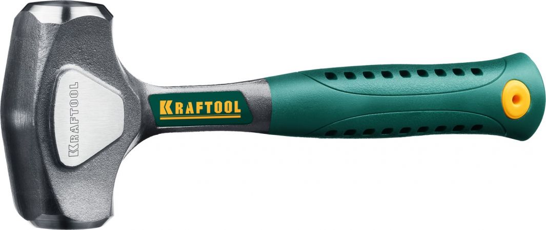 Кувалда KRAFTOOL PRO AutoKraft цельнокованая, маслобензостойкая виброгасящая эргономичная рукоятка, № 2, 1500г 
