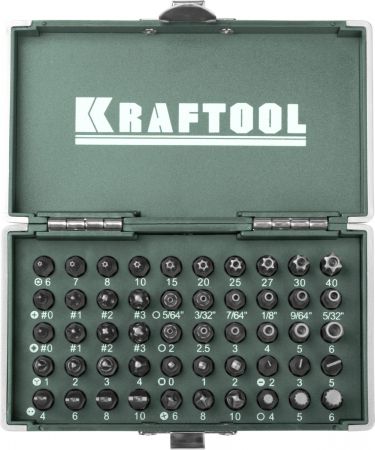 Набор KRAFTOOL Биты ЕХPERT X-Drive, кованые, торсионные, Cr-Mo, система насечек NSS, 50 предметов, в боксе Набор KRAFTOOL Биты ЕХPERT X-Drive, кованые, торсионные, Cr-Mo, система насечек NSS, 50 предметов, в боксе