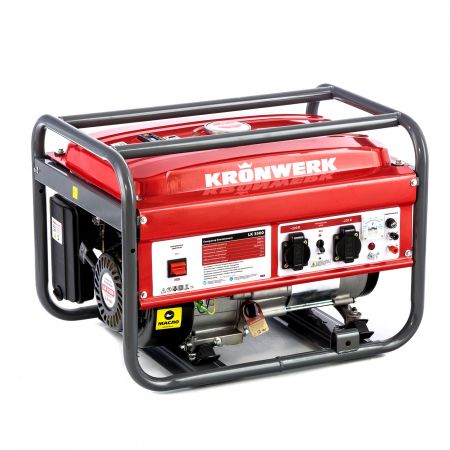Генератор бензиновый LK 3500, 2.8 кВт, 230 В, бак 15 л, ручной старт Kronwerk Генератор бензиновый LK 3500, 2.8 кВт, 230 В, бак 15 л, ручной старт Kronwerk