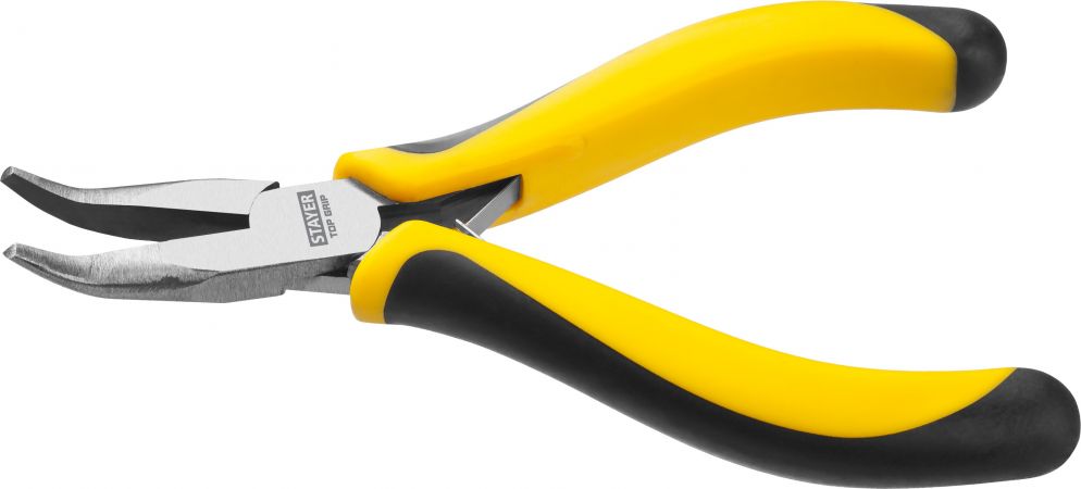 Тонкогубцы STAYER MASTER MINI изогнутые, 120мм Тонкогубцы STAYER MASTER MINI изогнутые, 120мм