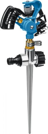 GRINDA PROLine RI-2, 490 м2 полив, на пике, с адаптером, распылитель импульсный, металлический