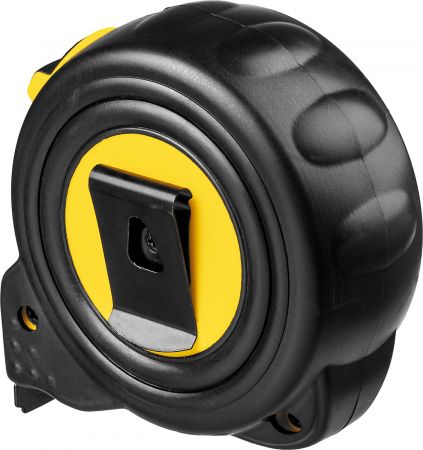 STAYER BlackMax 10м / 25мм рулетка в ударостойком полностью обрезиненном корпусе  и двумя фиксаторами