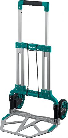 KRAFTOOL ATLANT до 120кг, каркас и платформа из алюминия, платформа 48,5 х 35см, колёса d18см, вес 6,9кг, складная хозяйственная тележка (38751-120)