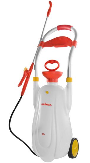 Опрыскиватель GRINDA Handy Spray садовый, 16 л, с телескоп. удлинителем, на колесах 