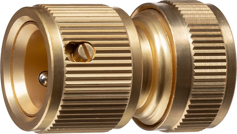 GRINDA PROLine BC-12, 1/2", соединитель быстросъёмный для шланга, из латуни