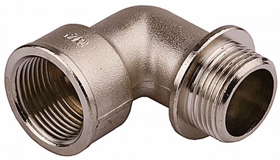 Уголок GENERAL FITTINGS никелированная латунь, г/ш, 1/2"