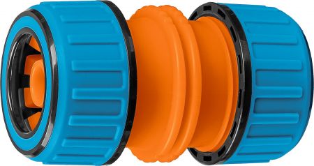 GRINDA PROLine TM-U, 1/2" - 3/4", универсальная, муфта ремонтная, для шланга, из ударопрочного пластика с TPR