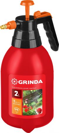 GRINDA PS-2 опрыскиватель 2 л, ручной, помповый, колба из полиэтилена GRINDA PS-2 опрыскиватель 2 л, ручной, помповый, колба из полиэтилена