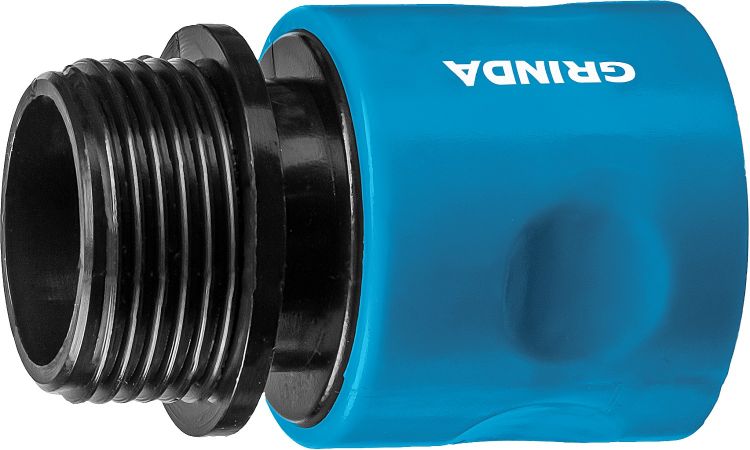 GRINDA PROLine TT-34E, соединитель быстросъемный для шланга 3/4", с внешней резьбой GRINDA PROLine TT-34E, соединитель быстросъемный для шланга 3/4", с внешней резьбой
