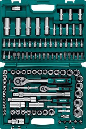 KRAFTOOL X-Drive 108, 108 предм., (1/2″+3/8″+1/4″), универсальный набор инструмента (27888-H108) KRAFTOOL X-Drive 108, 108 предм., (1/2″+3/8″+1/4″), универсальный набор инструмента (27888-H108)