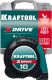 KRAFTOOL X-Drive 10м / 25мм рулетка с ударостойким обрезиненным корпусом