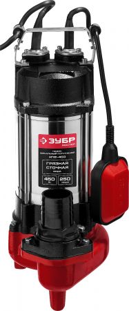 ЗУБР НПФ-450 фекальный насос, 450 Вт ЗУБР НПФ-450 фекальный насос, 450 Вт