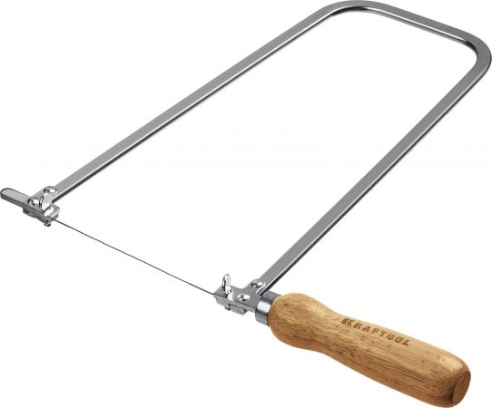 KRAFTOOL Aligator, 130x300 mm, лобзик ручной хромированный KRAFTOOL Aligator, 130x300 mm, лобзик ручной хромированный