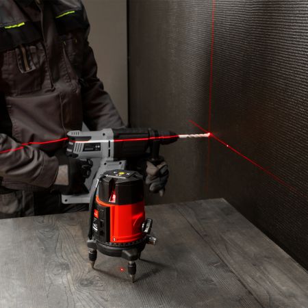 Лазерный уровень CRL-30R, 30 м, красный луч, батарейки, резьба 5/8" MTX Лазерный уровень CRL-30R, 30 м, красный луч, батарейки, резьба 5/8" MTX