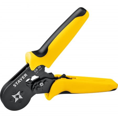 CS-10 пресс-клещи для втулочных наконечников 0.25 - 10 мм.кв, STAYER Professional CS-10 пресс-клещи для втулочных наконечников 0.25 - 10 мм.кв, STAYER Professional