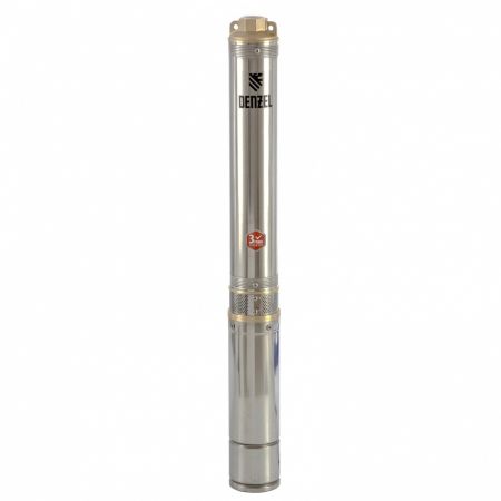 Скважинный насос DWC-3-60, центробежный, диаметр 3", 800 Вт, 3300 л/ч, напор 60 м Denzel