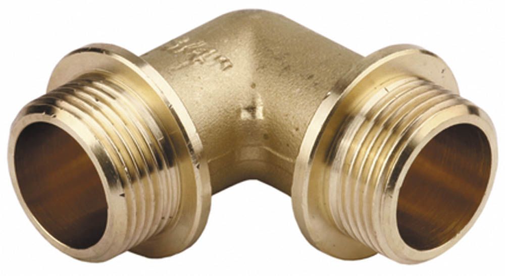 Уголок GENERAL FITTINGS с упором, латунь, ш/ш, 3/4"