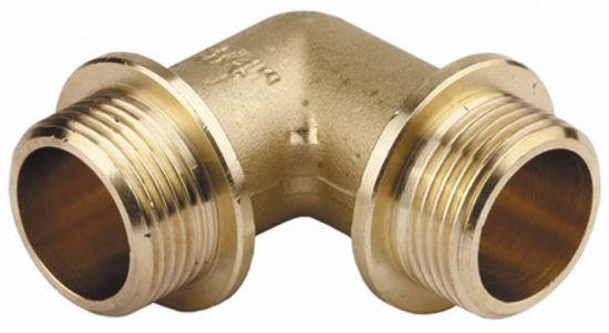 Уголок GENERAL FITTINGS с упором, латунь, ш/ш, 3/4"