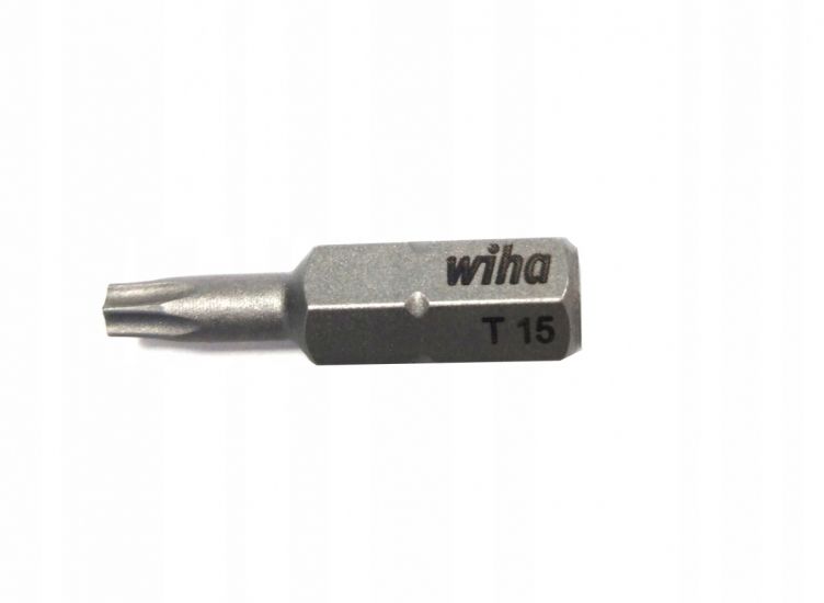 Вставка для шуруповерта, TORX,T15, 1/4",  25 мм. GP10, WIHA