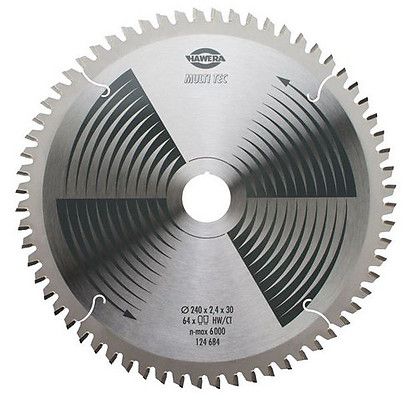 Пильный диск серия MultiTec TR-F/нег 180х30х48 HAWERA