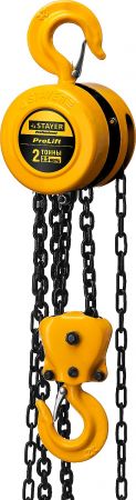 Таль цепная "PROLift" шестеренная, STAYER Profi 4308-2, 2т / 2,5м Таль цепная "PROLift" шестеренная, STAYER Profi 4308-2, 2т / 2,5м