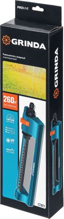 GRINDA PROLine RO-16, 260 м2 полив, 16 форсунок, распылитель веерный GRINDA PROLine RO-16, 260 м2 полив, 16 форсунок, распылитель веерный