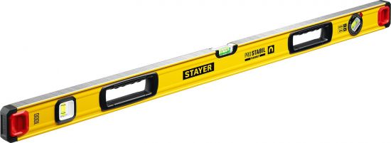 STAYER PROFESSIONAL 1000 мм уровень магнитный с двумя фрезерованными поверхностями