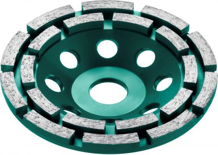 Двухрядная алмазная чашка Kraftool Double d 125 мм, INDUSTRIAL