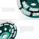 Двухрядная алмазная чашка Kraftool Double d 125 мм, INDUSTRIAL
