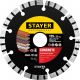 Круг отрезной алмазный STAYER PROFESSIONAL, сегментный, сухая резка, для УШМ, 22,2х125мм