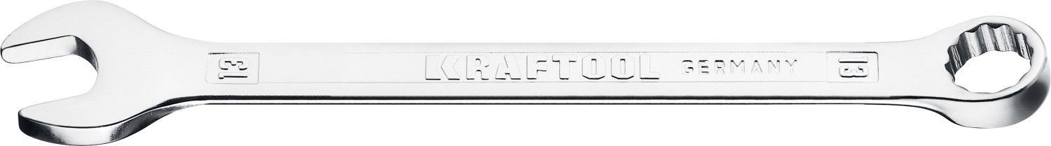 Ключ KRAFTOOL EXPERT гаечный комбинированный, Cr-V сталь, хромированный, 13мм