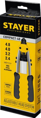 STAYER Compact-48 компактный двуручный заклепочник STAYER Compact-48 компактный двуручный заклепочник
