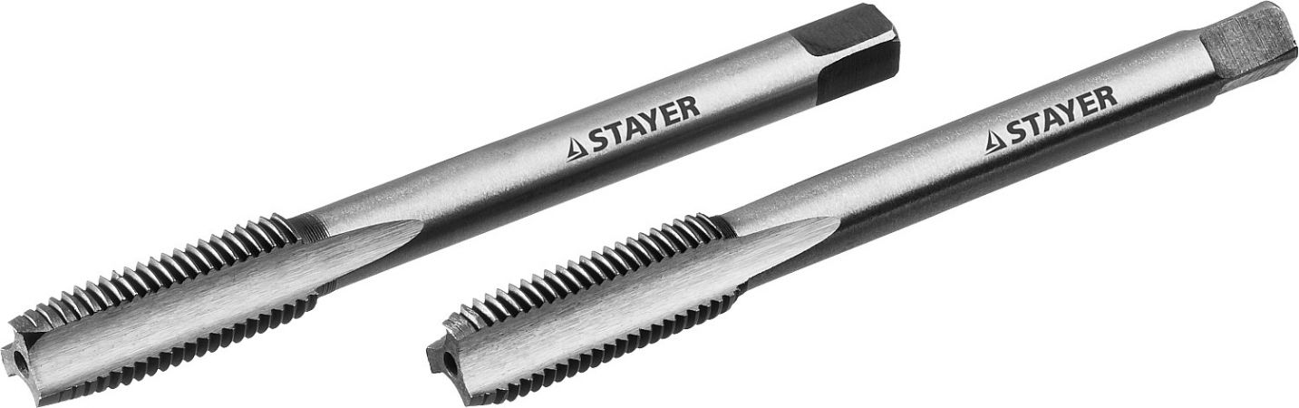 STAYER M8х1.0, комплект метчиков, 2 шт STAYER M8х1.0, комплект метчиков, 2 шт