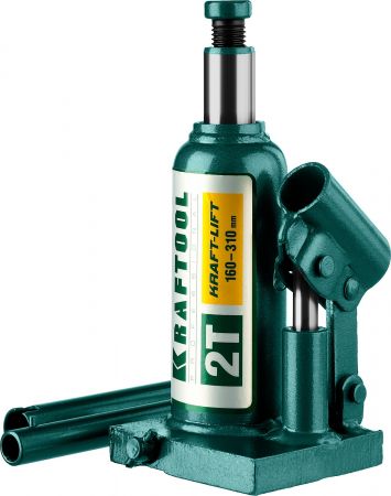 KRAFTOOL KRAFT-LIFT 2т, 160-310мм домкрат бутылочный гидравлический, KRAFT BODY