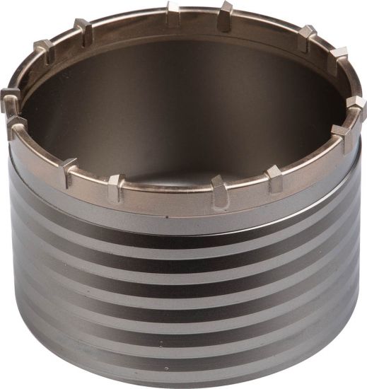 Коронка KRAFTOOL буровая, конусная посадка, D-125мм, L-100мм 
