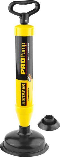 Вантуз STAYER Professional вакуумный PROPump, с двумя адаптерами 