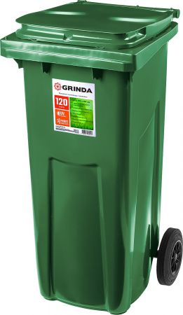 GRINDA МК-120 мусорный контейнер с колёсами, 120 л GRINDA МК-120 мусорный контейнер с колёсами, 120 л