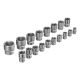 Набор инструментов, 1/2", 3/8", 1/4", пластиковый кейс 160 предм. Сибртех