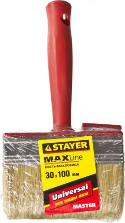 Макловица STAYER "MASTER" UNIVERSAL, светлая щетина, пластмассовый корпус, 3х10см Макловица STAYER "MASTER" UNIVERSAL, светлая щетина, пластмассовый корпус, 3х10см