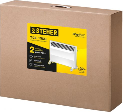 STEHER 1.5 кВт электрический конвектор STEHER 1.5 кВт электрический конвектор
