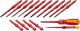 Набор KRAFTOOL PROFI X-Drive: Отвертки высоковольтные, сменные стержни, ключи специальные, 18 предм, до 1000В 