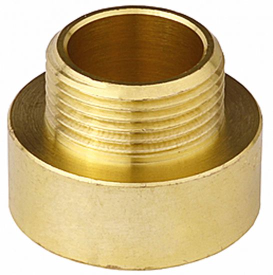 Переходник GENERAL FITTINGS удлиненный цилиндрический, латунь, 1" х 3/4"