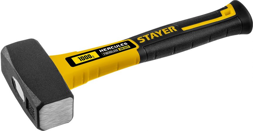 STAYER Hercules 1 кг кувалда с фиберглассовой рукояткой STAYER Hercules 1 кг кувалда с фиберглассовой рукояткой